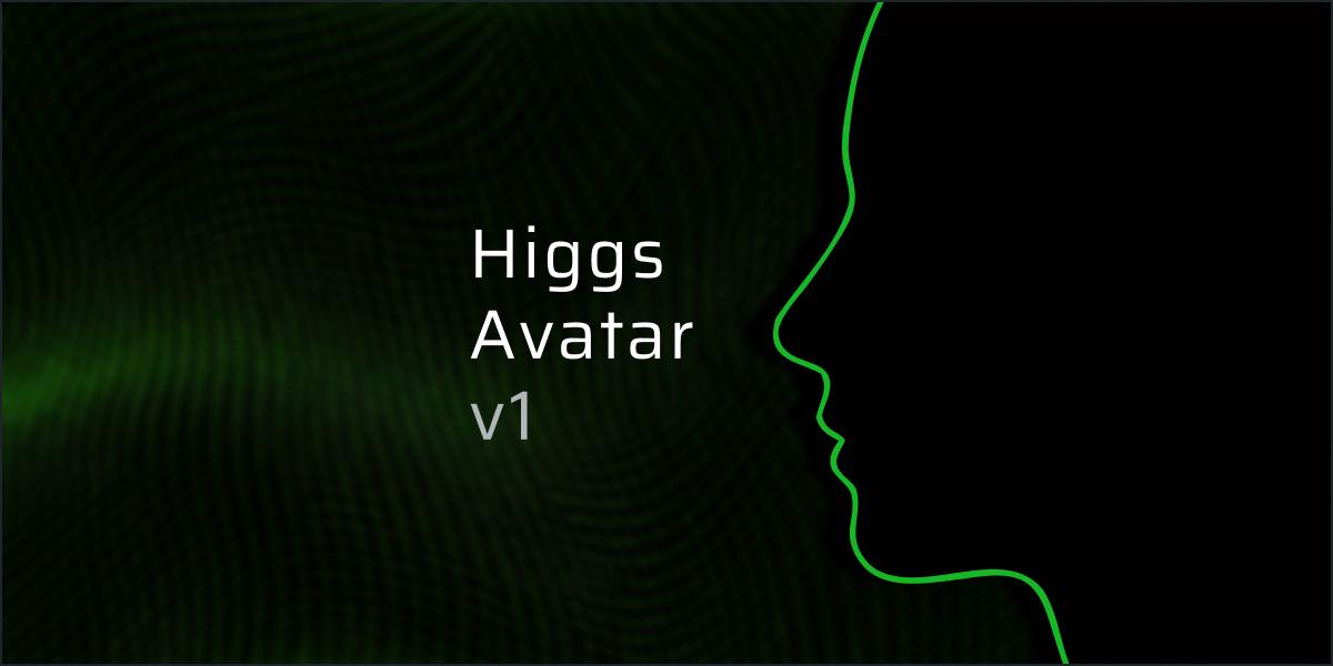 Meet Higgs Avatar v1: Real-time avatars for voice agents