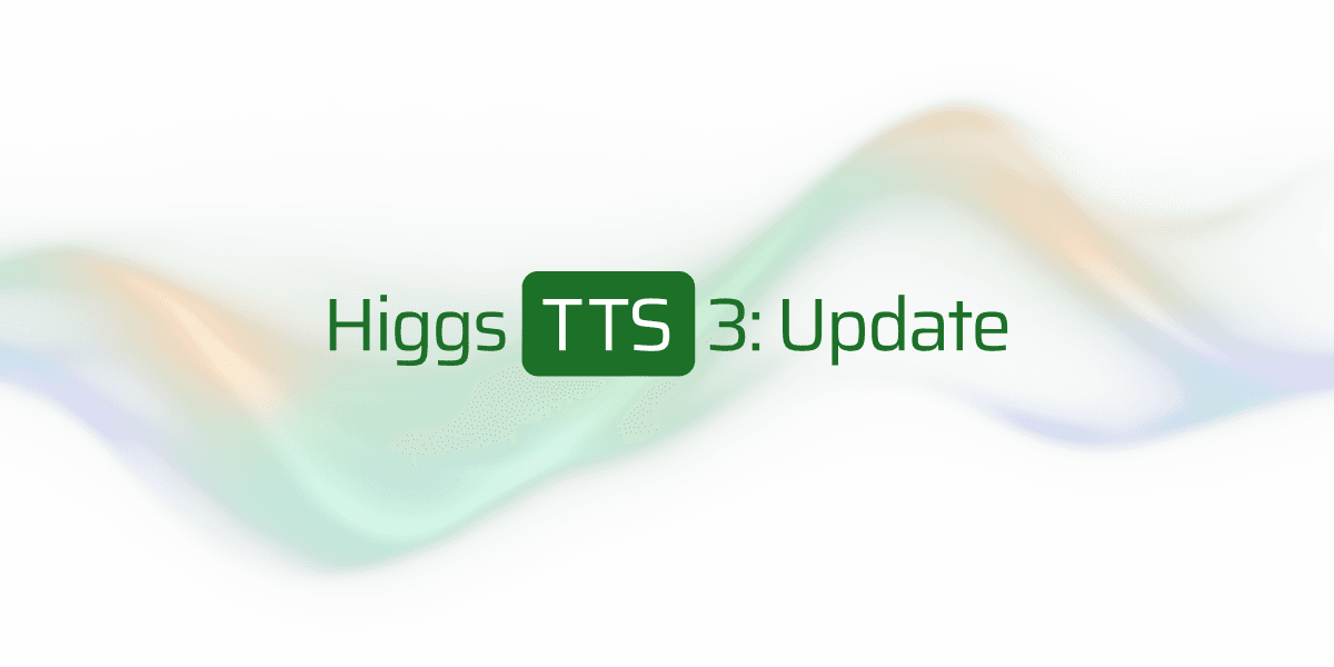 Higgs TTS 3 now supports text normalization and word-level timestamps
