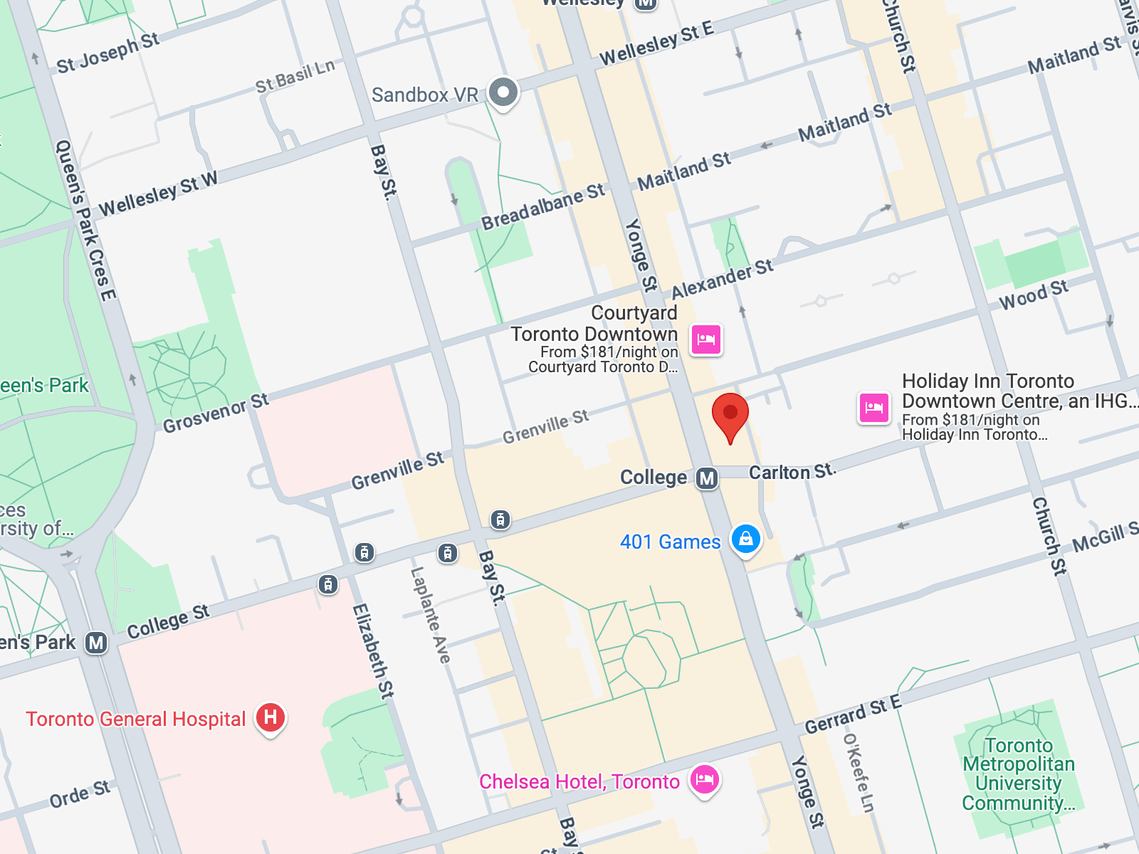 Map of Toronto